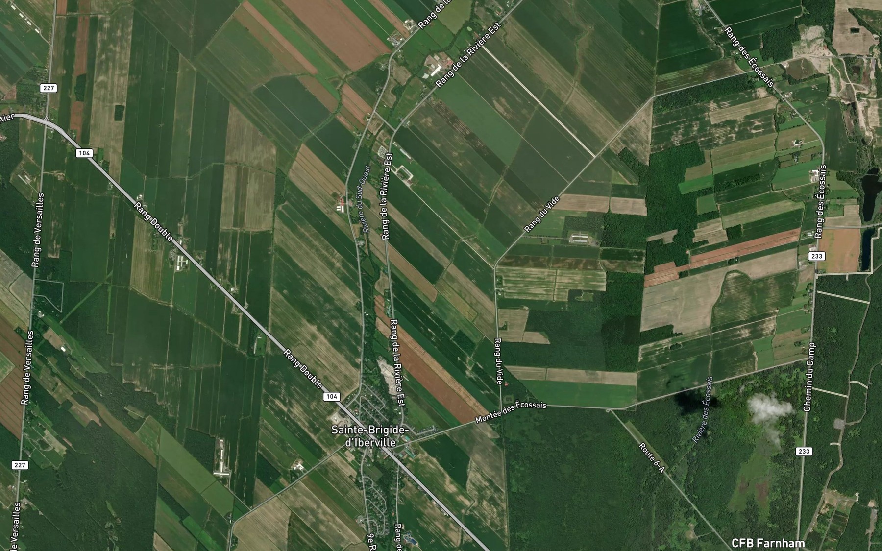 Satellite map of the Decharge Landry