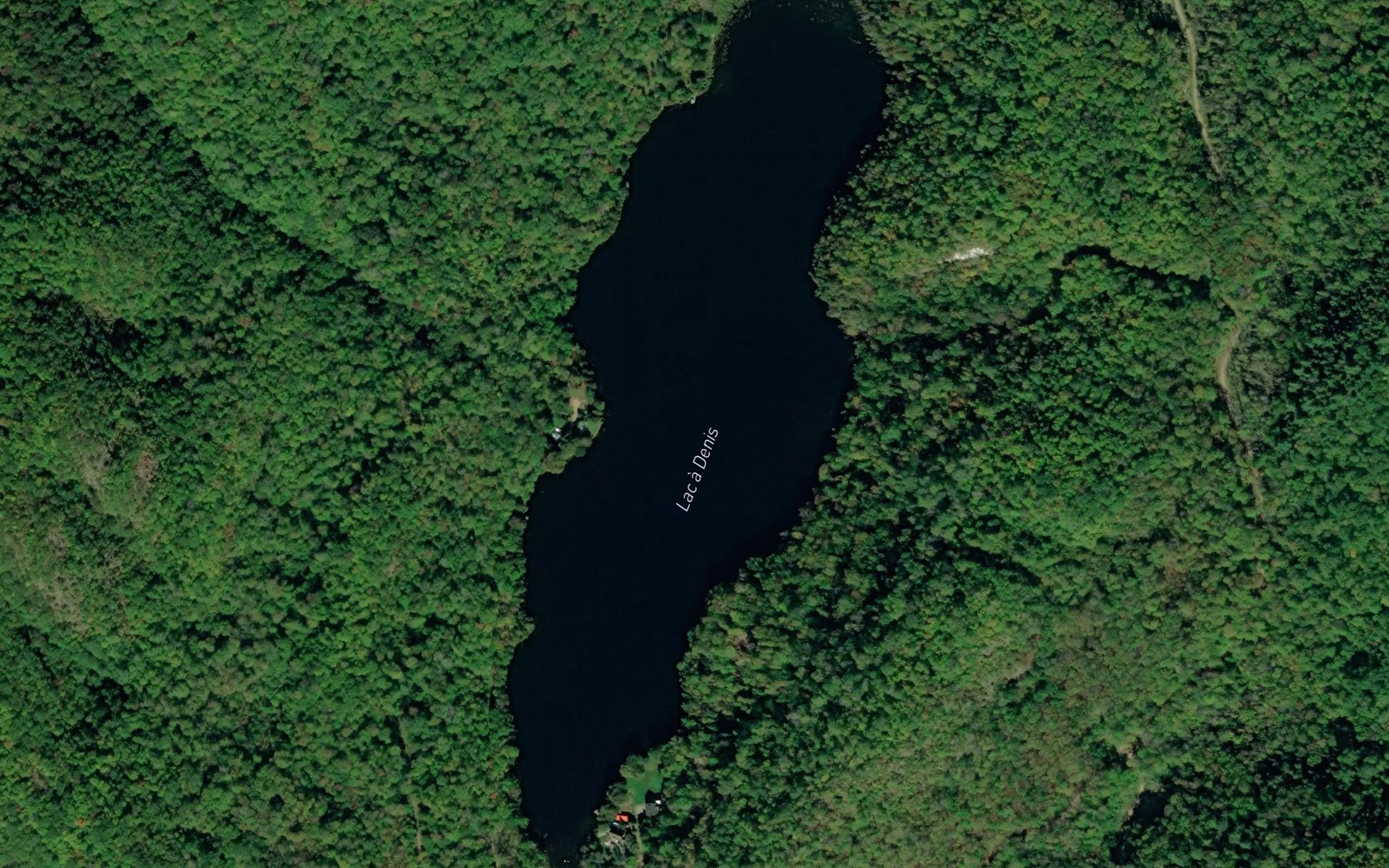Satellite map of the Lac a Denis