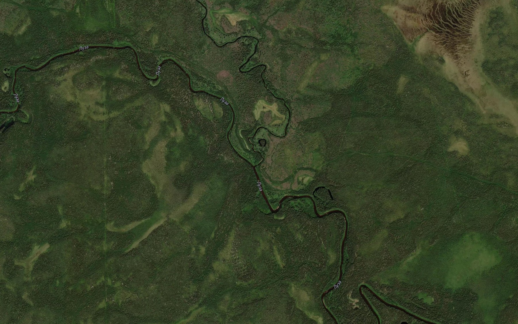 Satellite map of the Tyyu