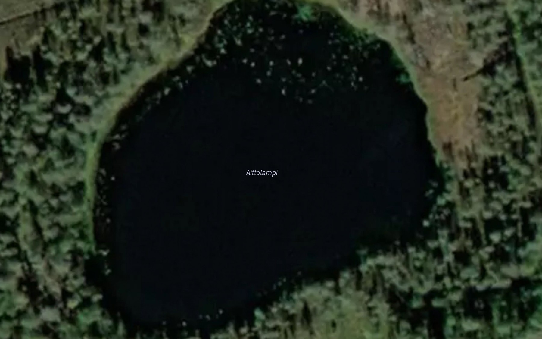 Satellite map of the Aitolampi