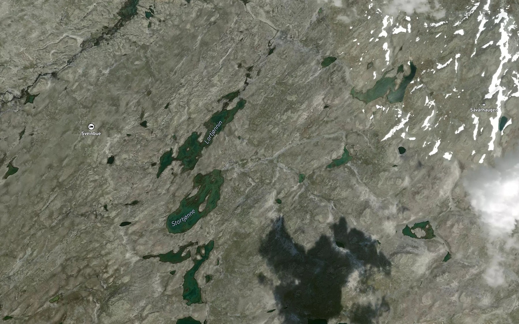 Satellite map of the Lortjorngrovi