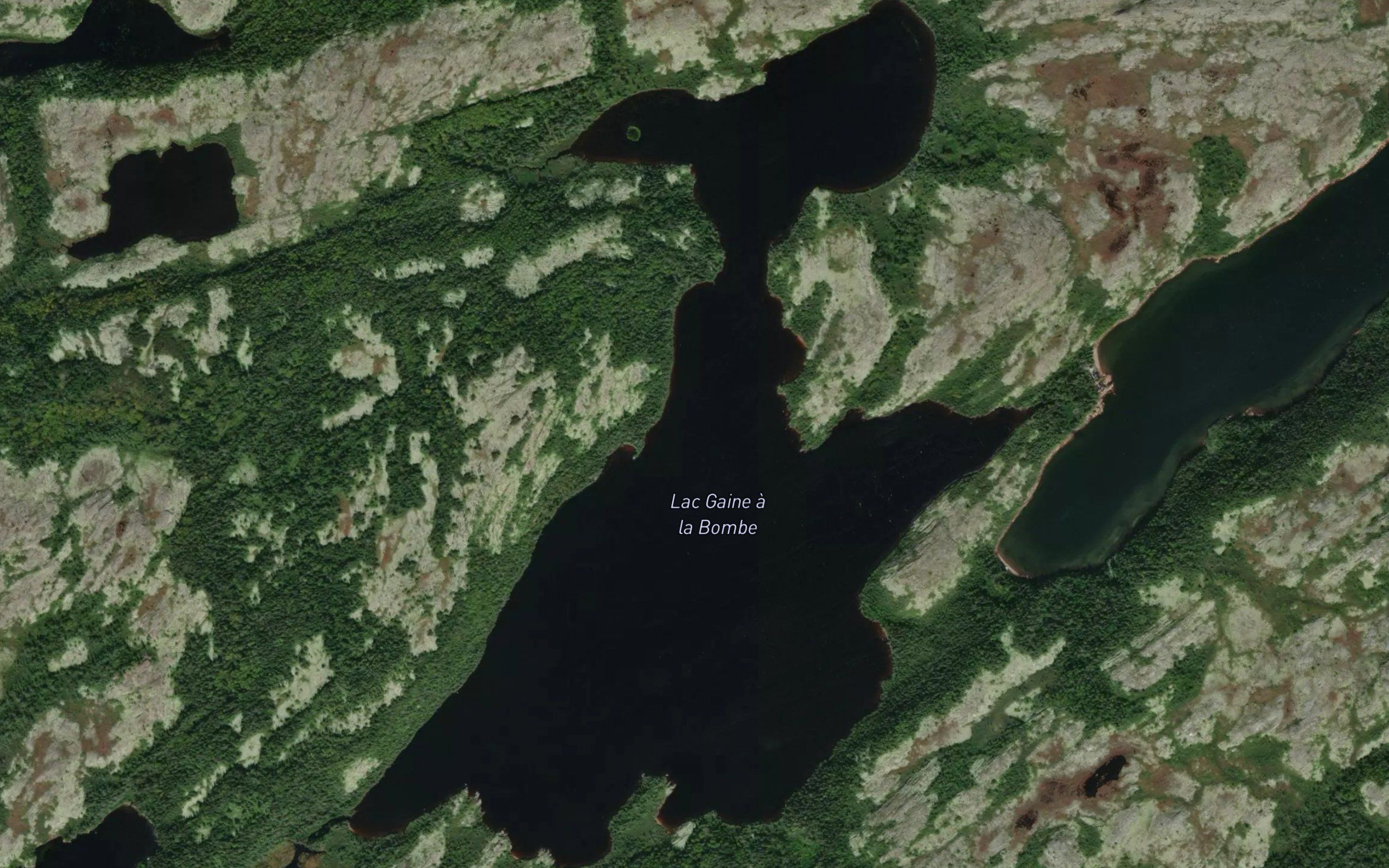 Lac Gaine a la Bombe