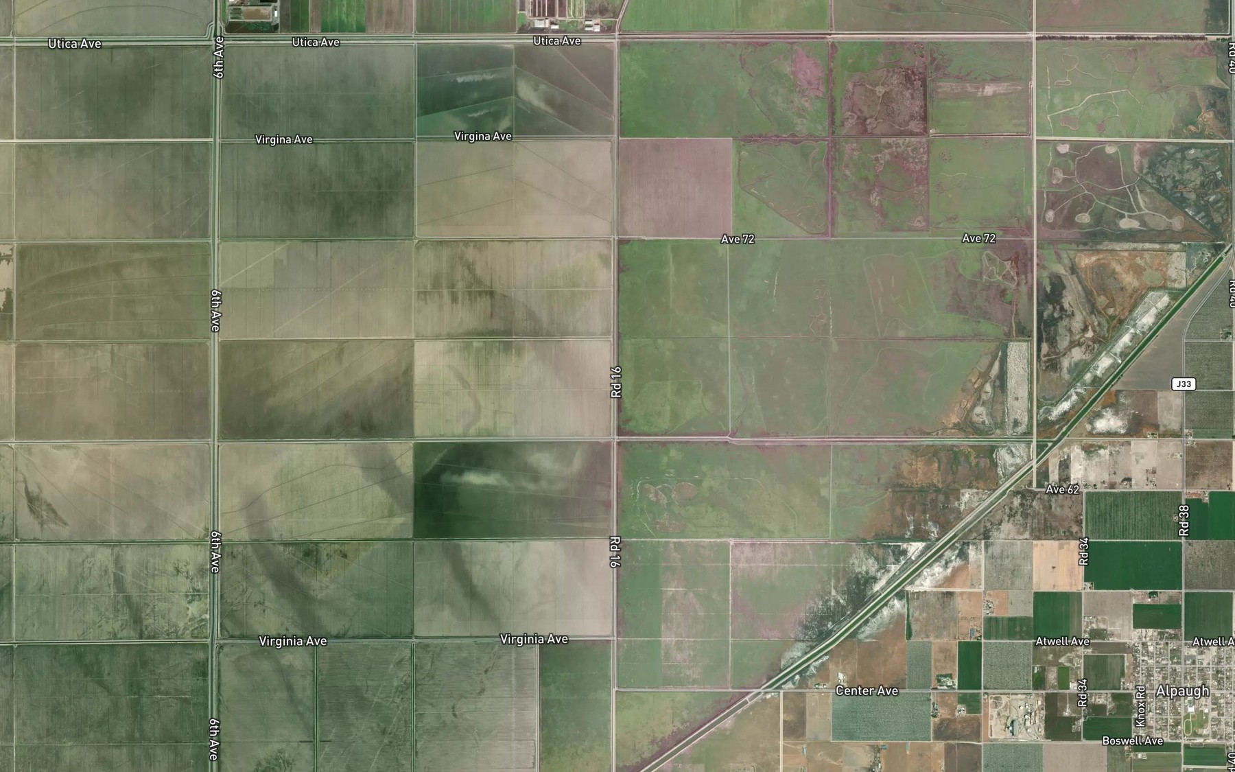 Satellite map of the Lateral F