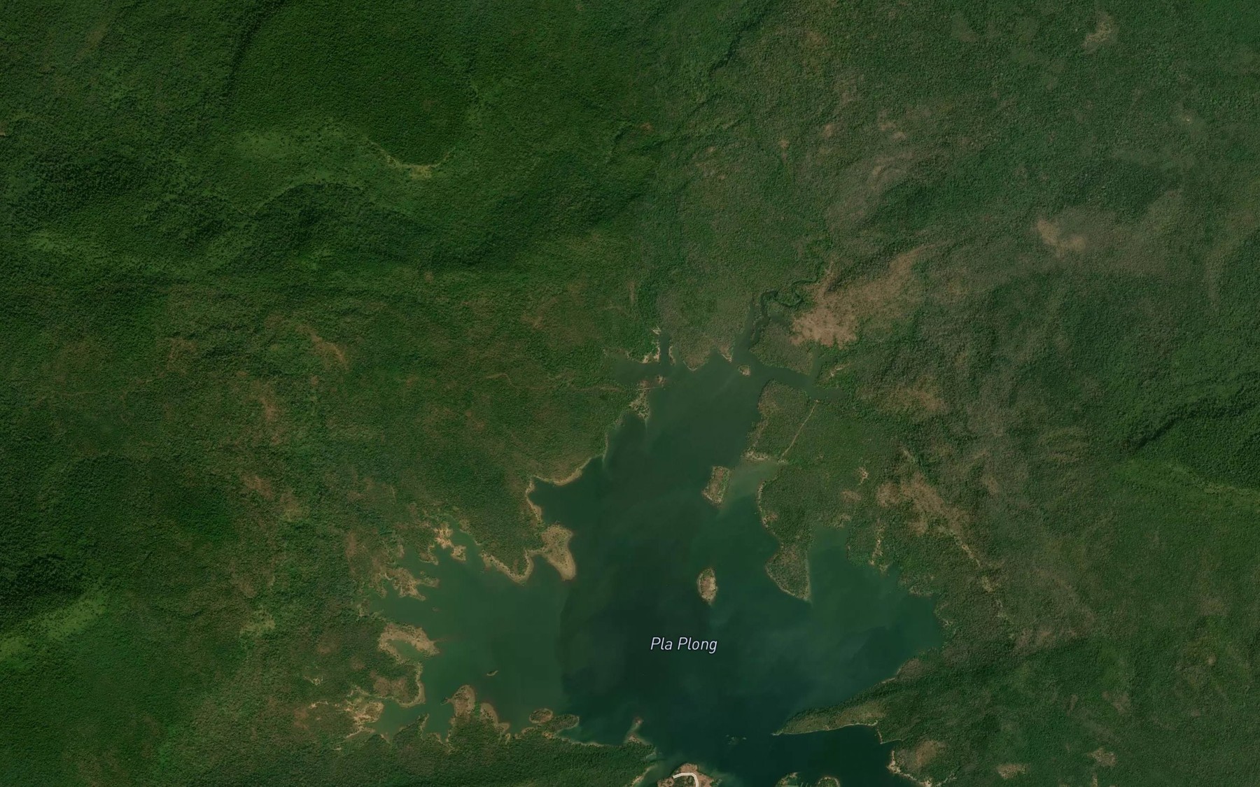 Satellite map of the Lam Siao Yai