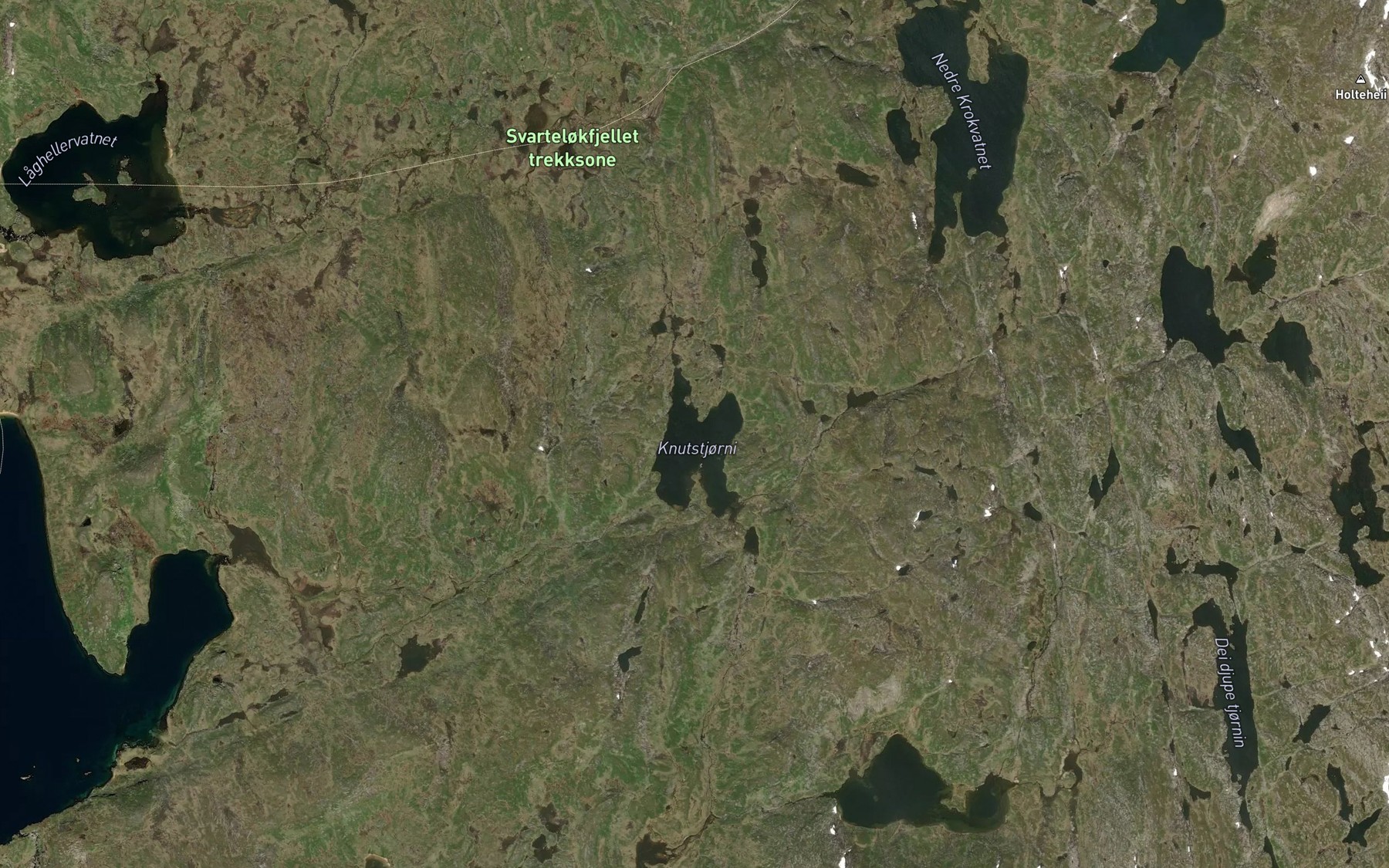 Satellite map of the Knutstjorni