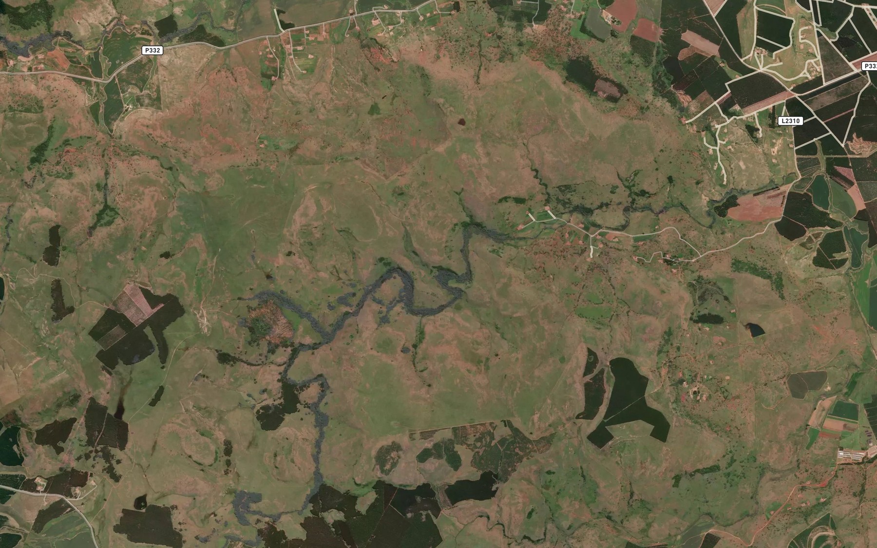 Satellite map of the Mpongo