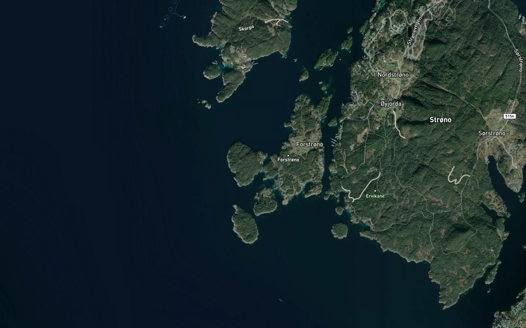 Satellite map of the Oksabasen
