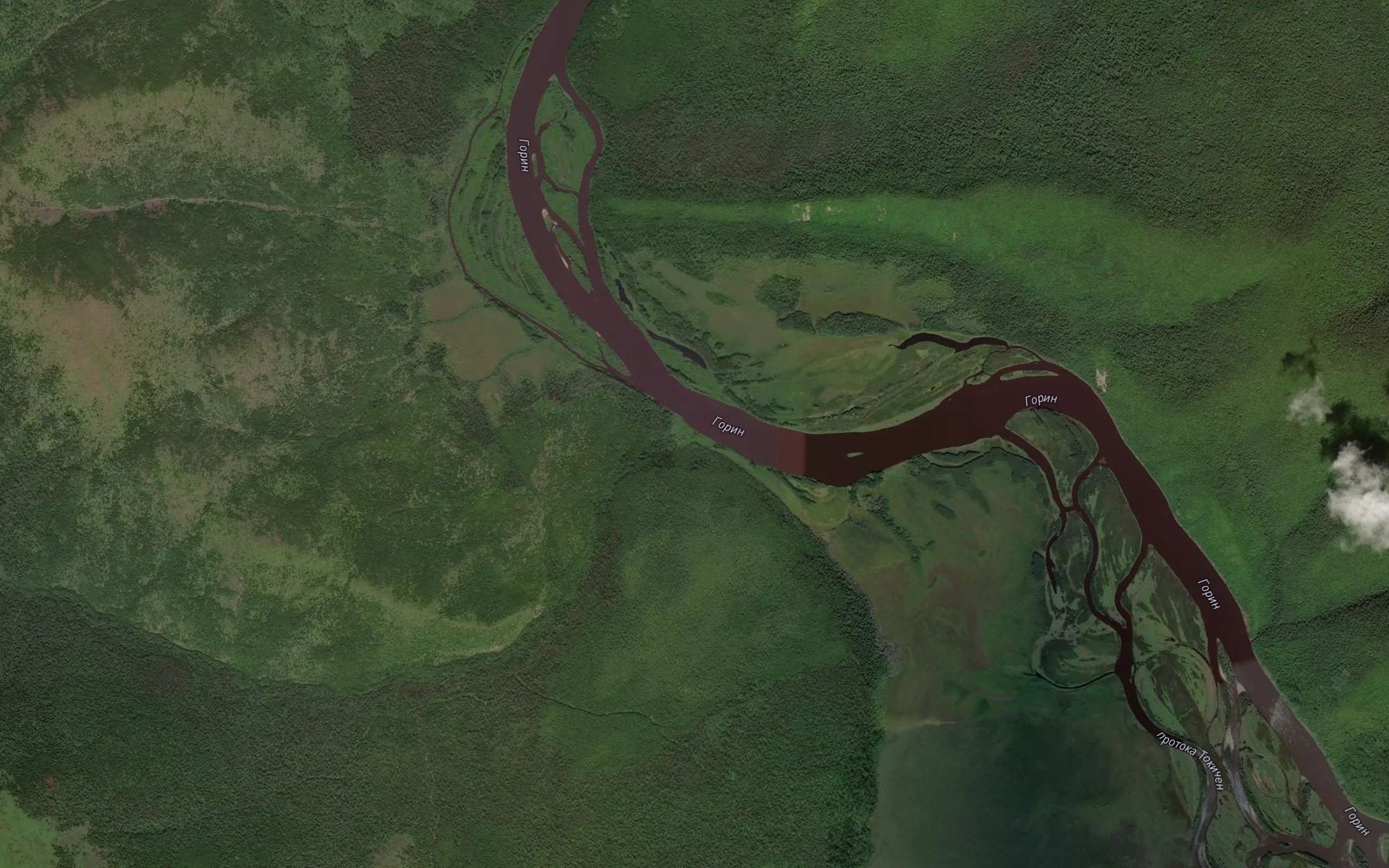 Satellite map of the Siutoru