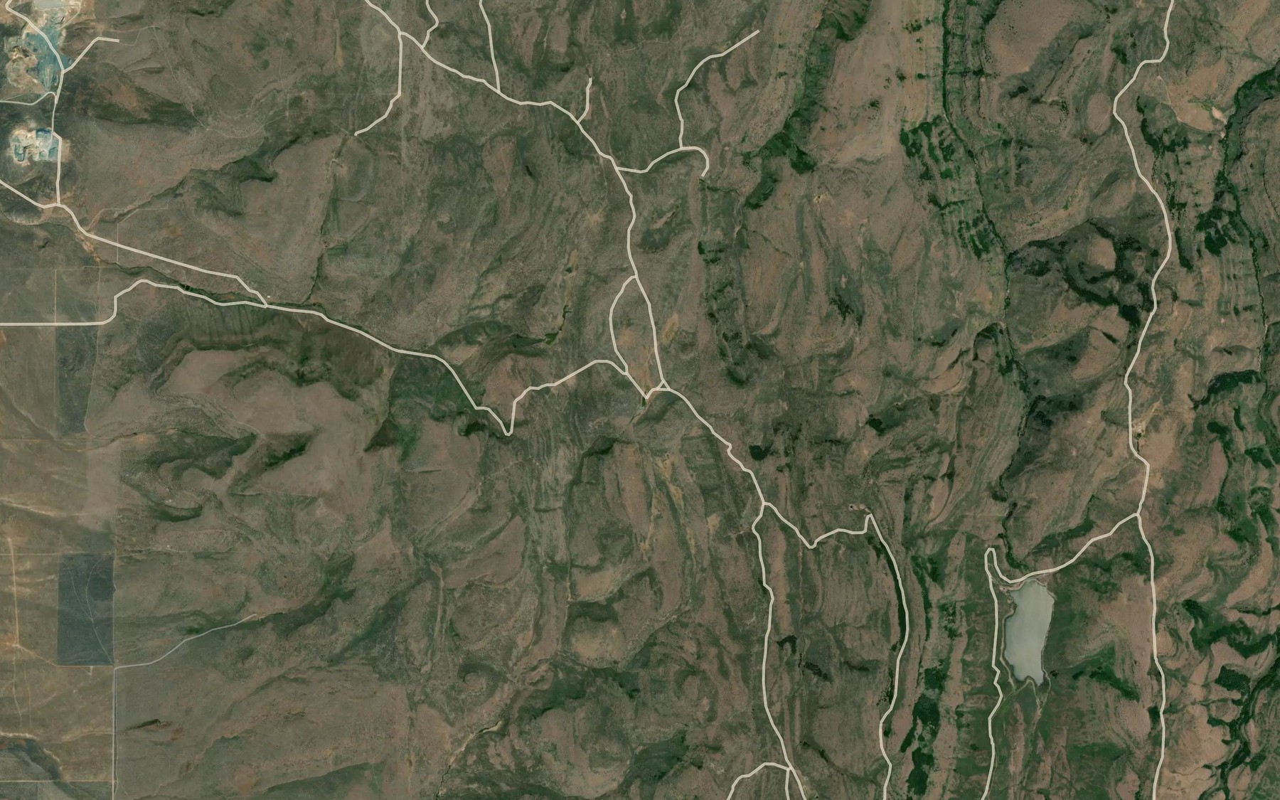 Satellite map of the Arkansas Spring