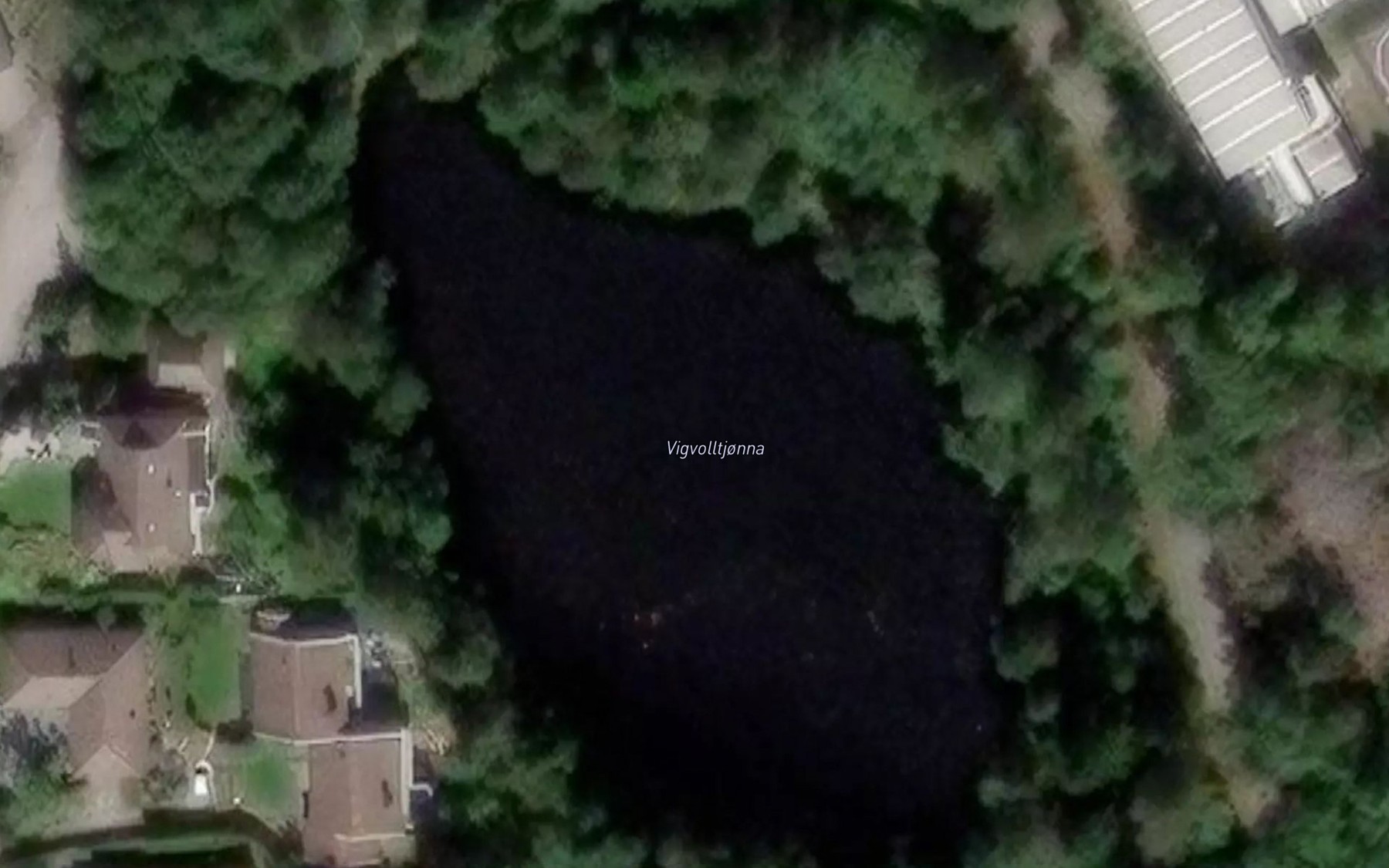 Satellite map of the Vigvolltjonna
