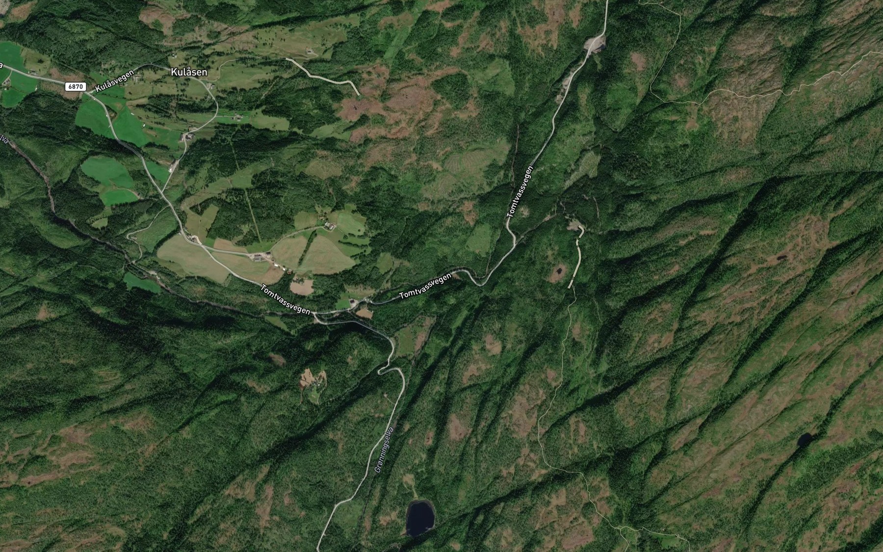 Satellite map of the Arengelva