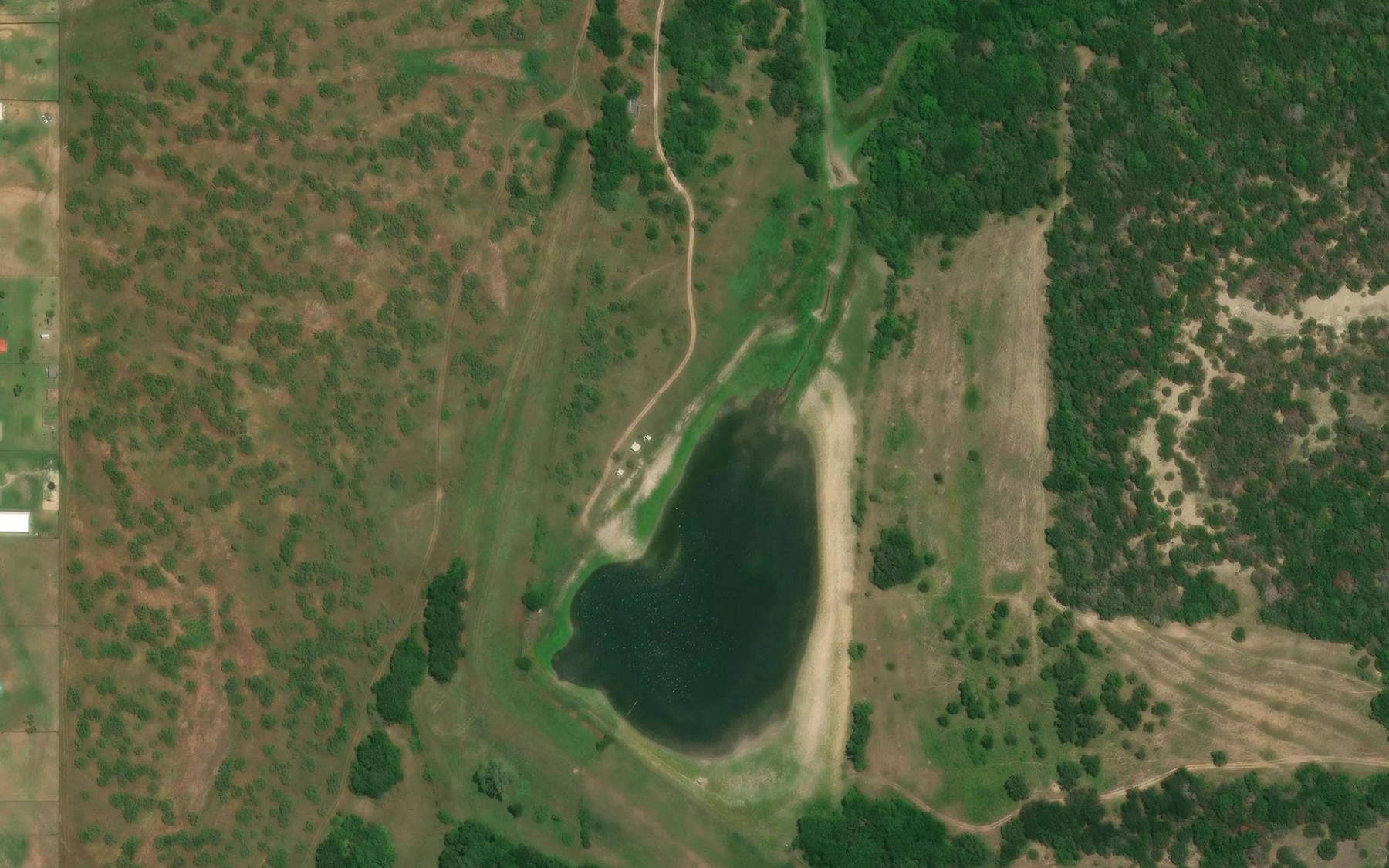 Satellite map of the Reservoir Number Sixteen