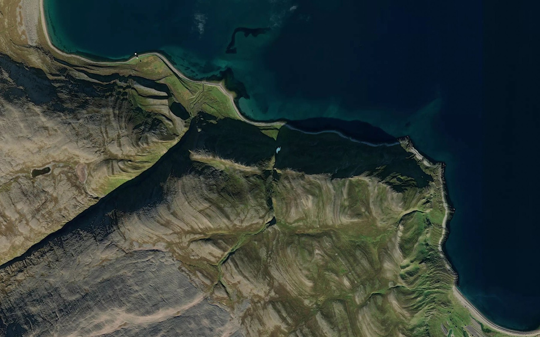 Satellite map of the Litleelva