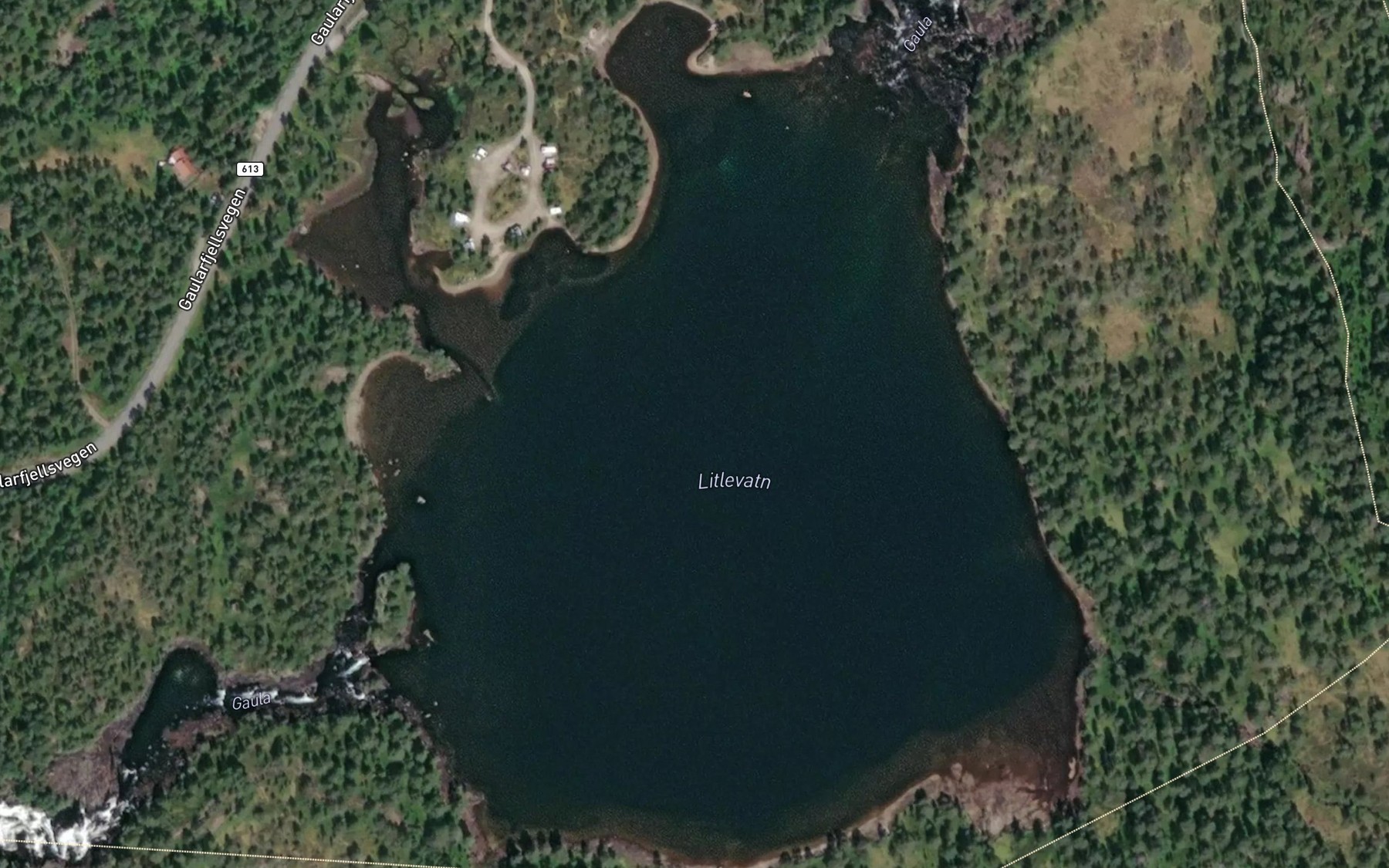 Satellite map of the Litlevatn