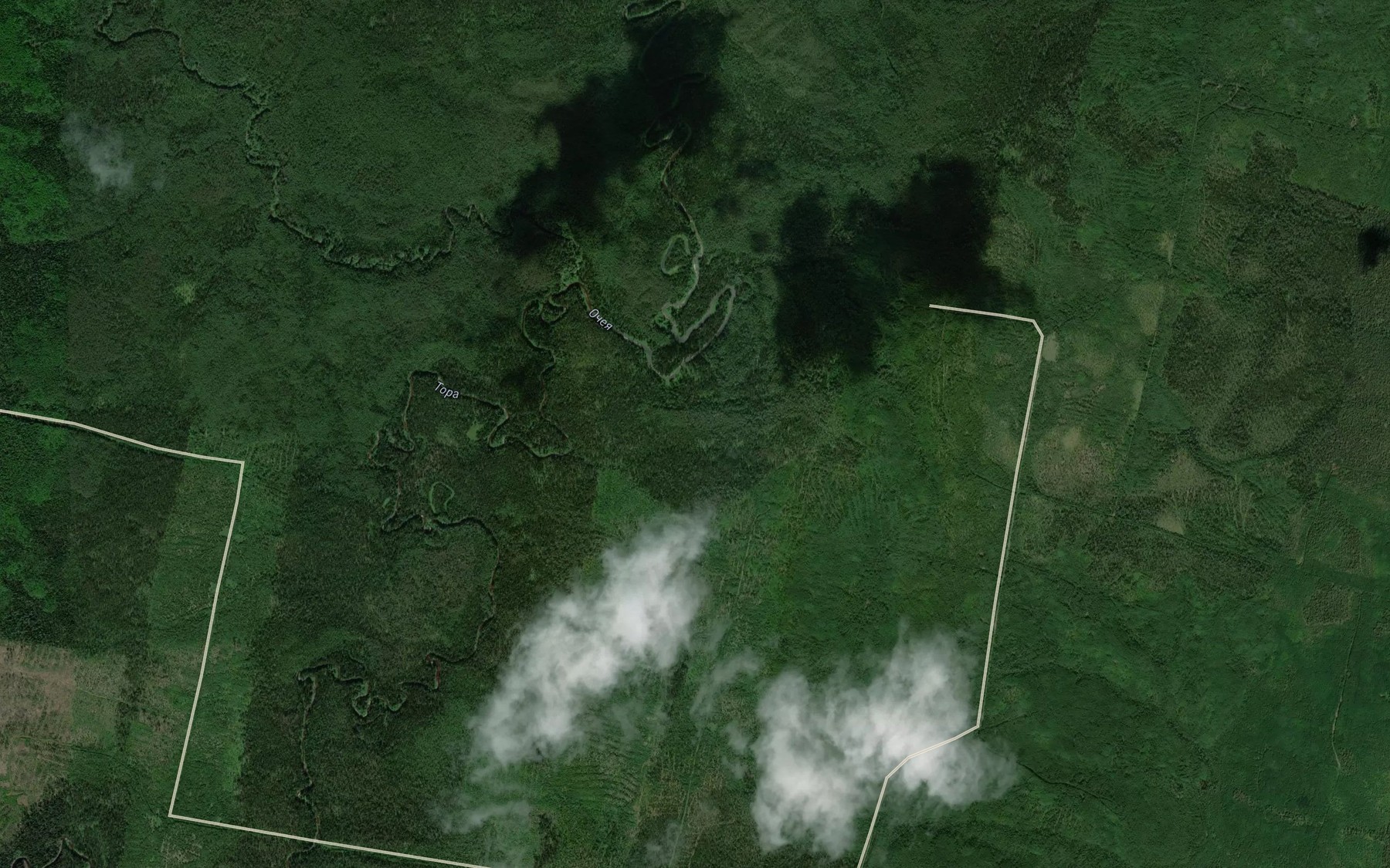 Satellite map of the Kevdom