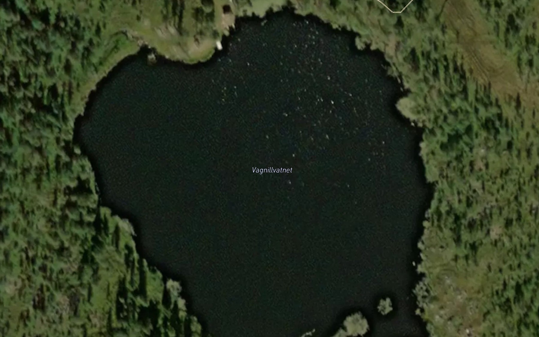 Satellite map of the Vagnillvatnet