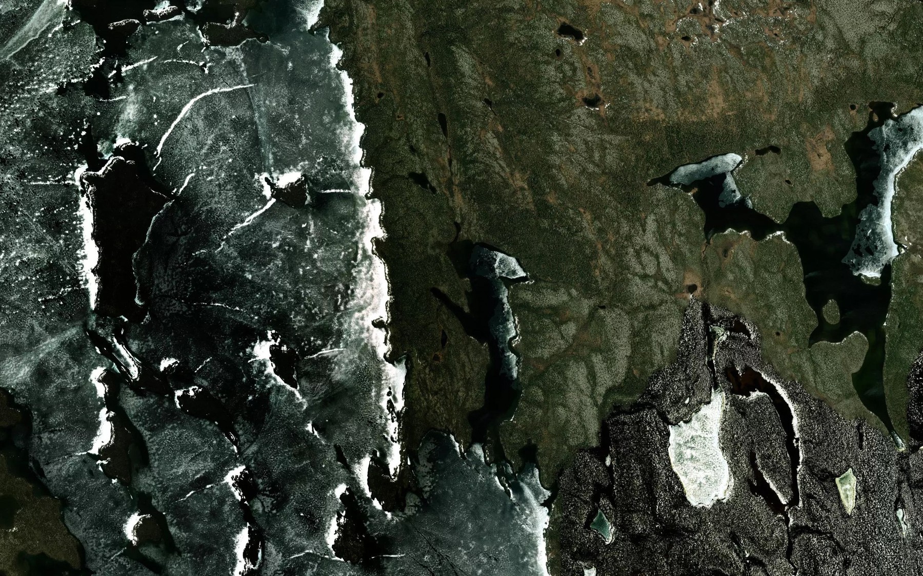 Satellite map of the Anse Risilly