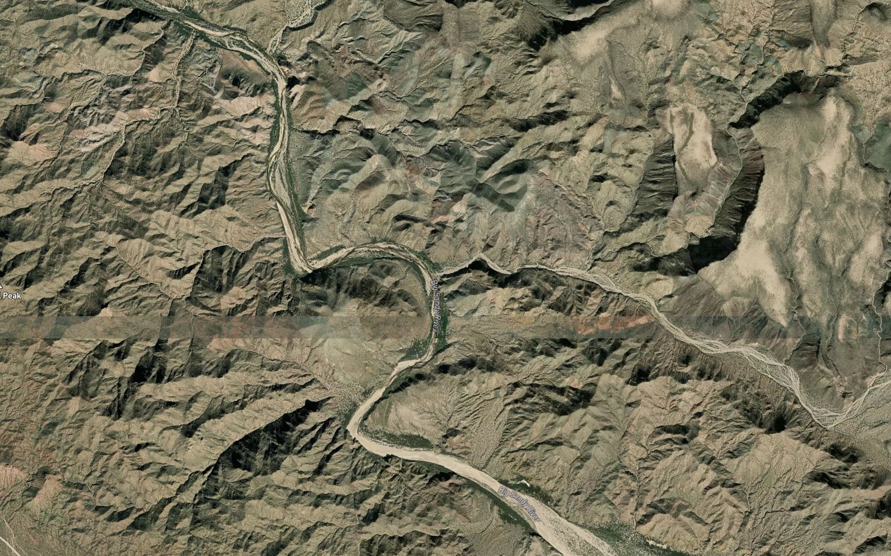 Satellite map of the Government Wash