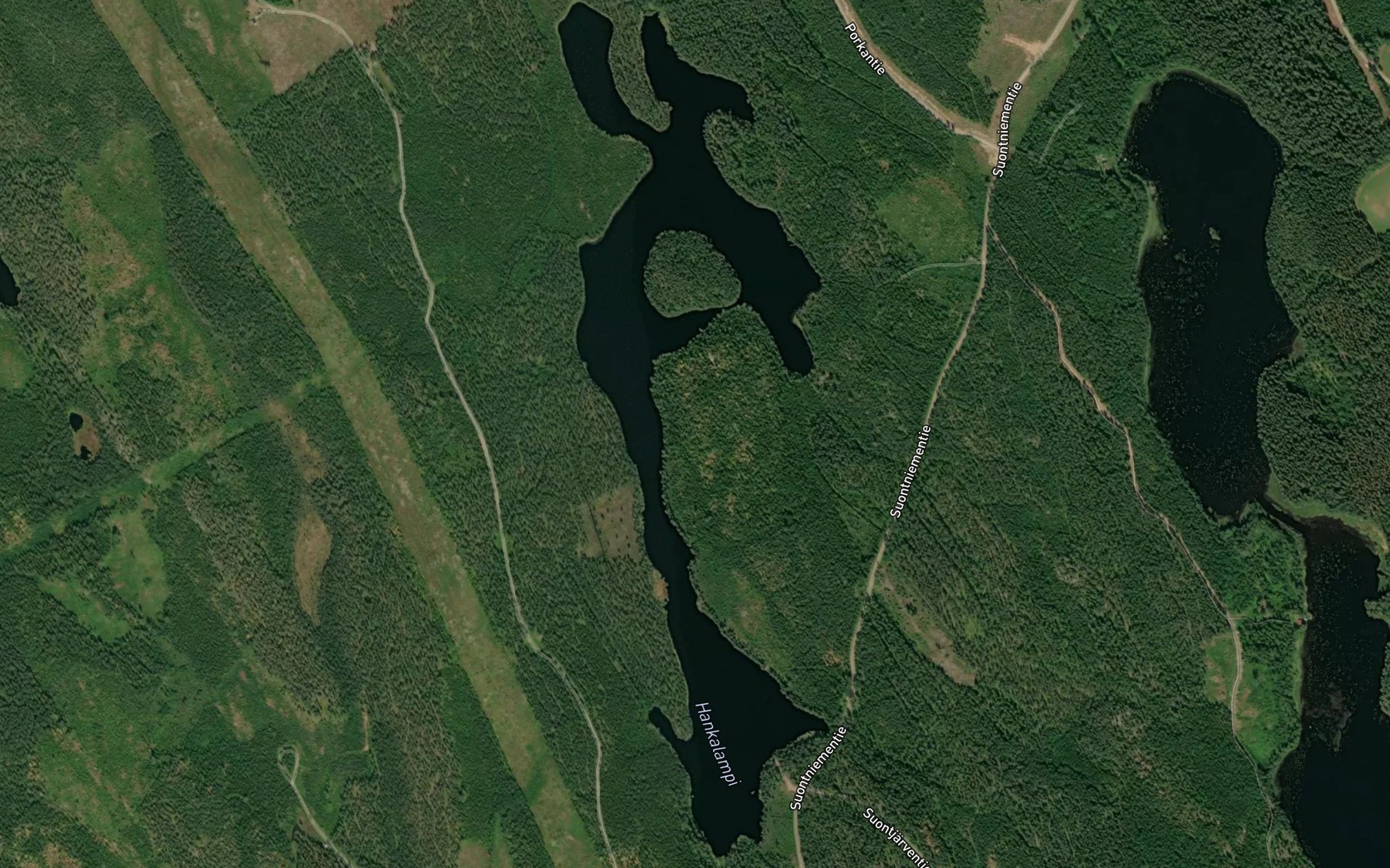 Satellite map of the Hankalampi