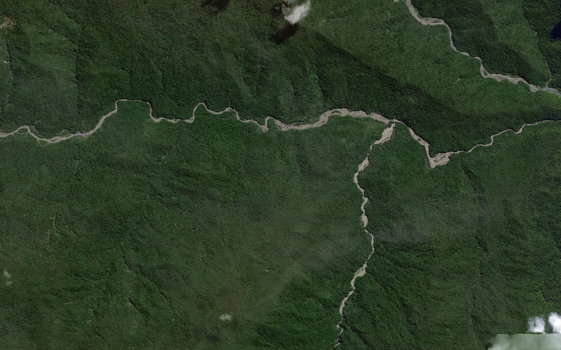 Satellite map of the Ok Fli
