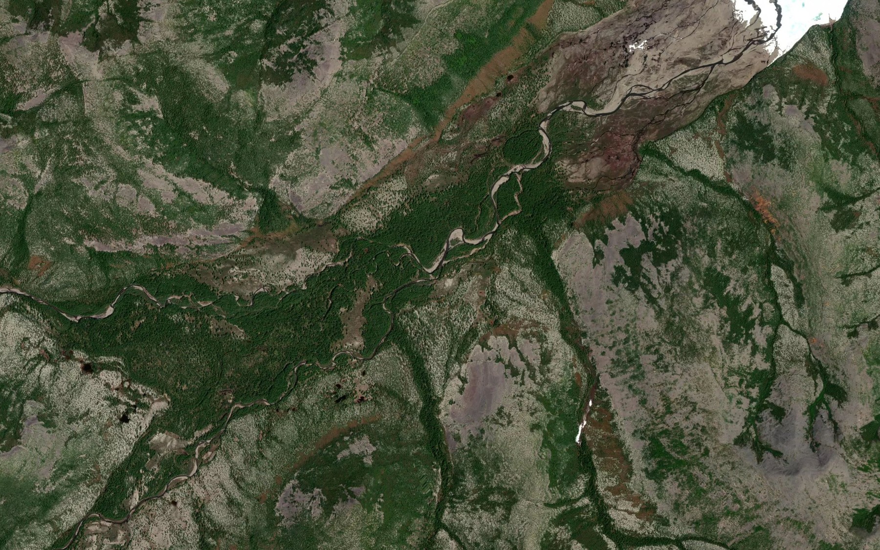 Satellite map of the Granitnaya