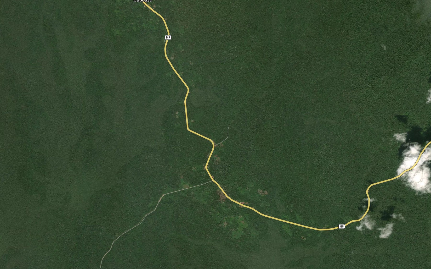 Satellite map of the Mabilye