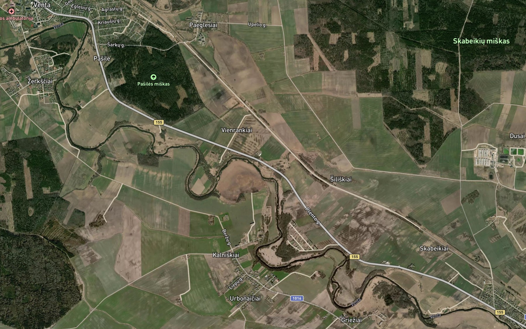 Satellite map of the Suldupis