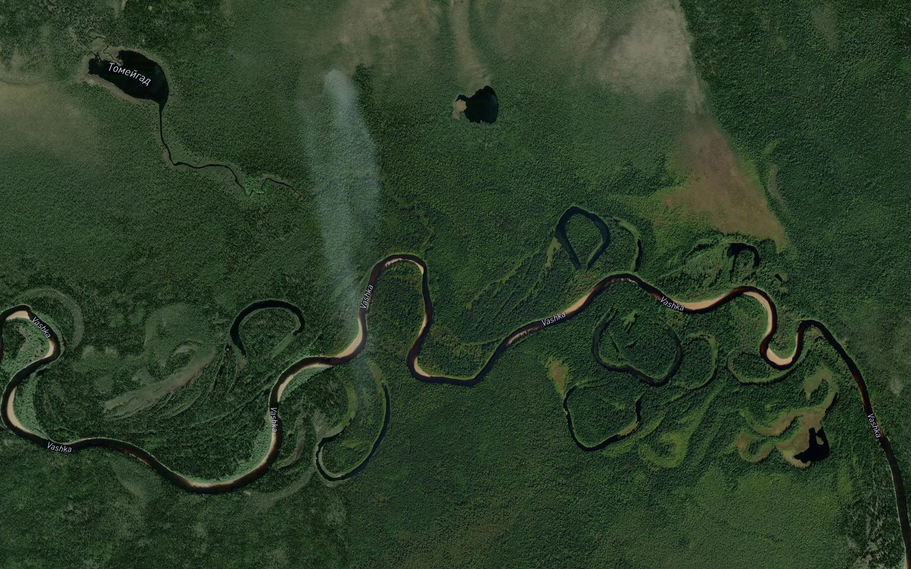 Satellite map of the Tomeyyu