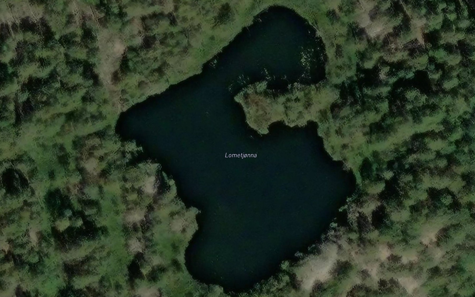 Satellite map of the Lometjonna