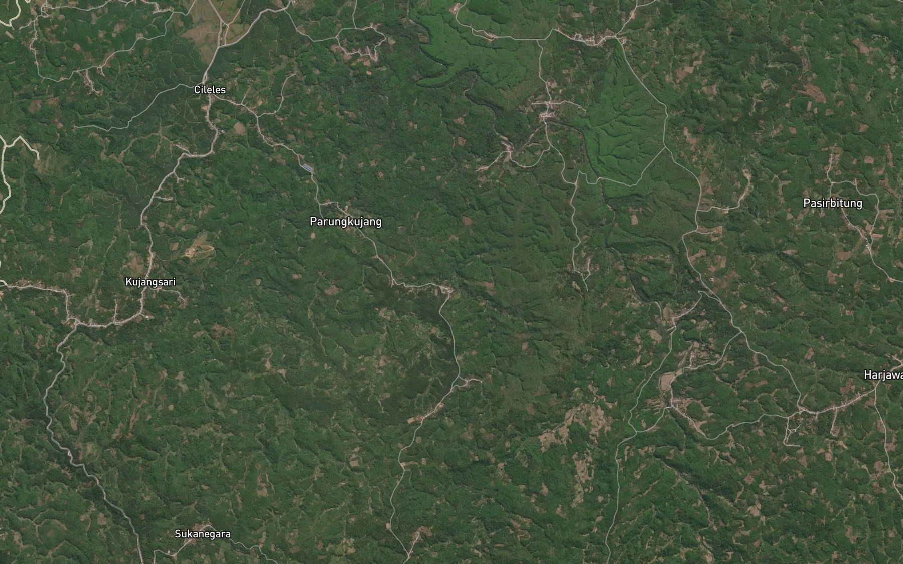 Satellite map of the Ci Jengkol