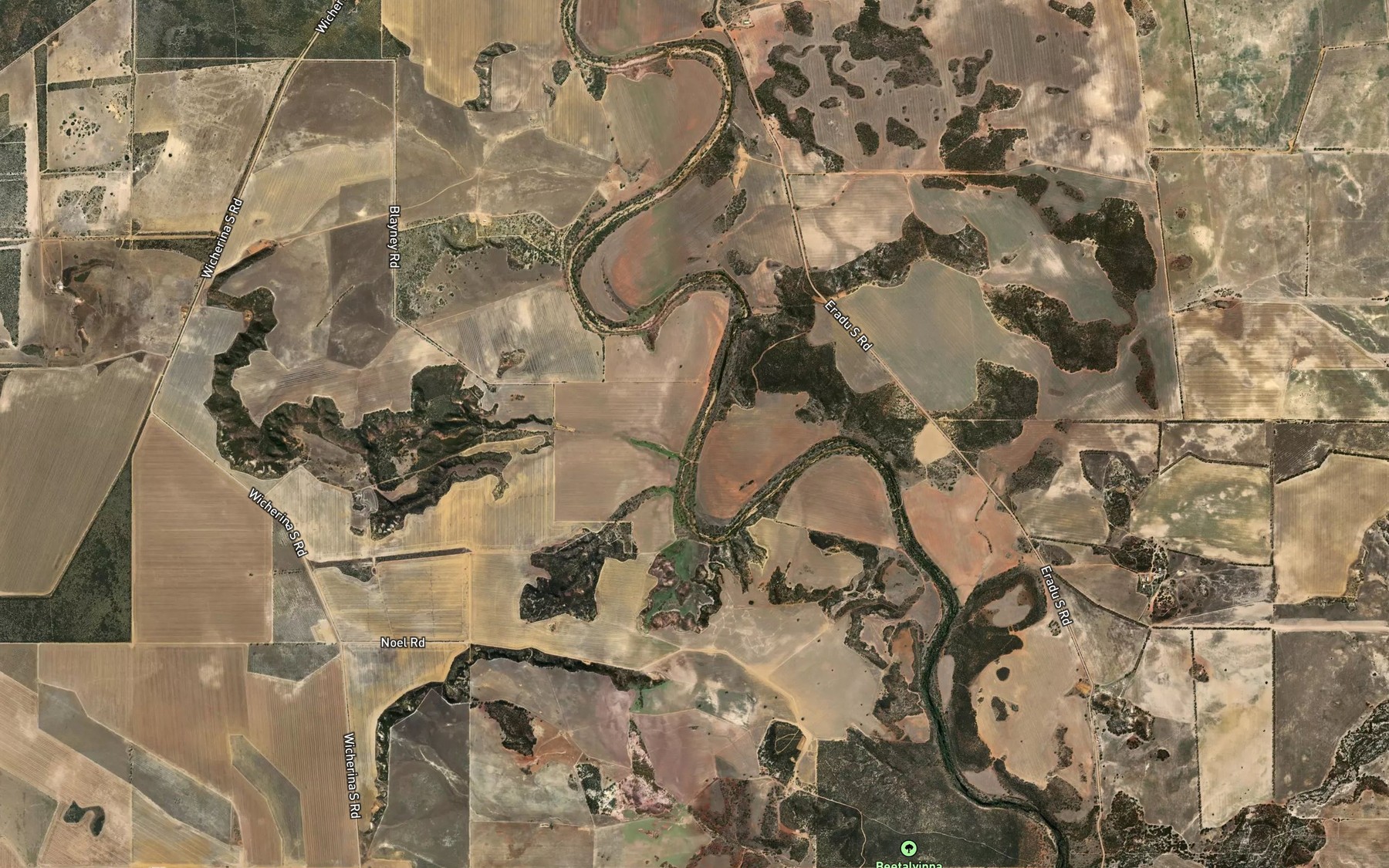 Satellite map of the Fresh Water Pool