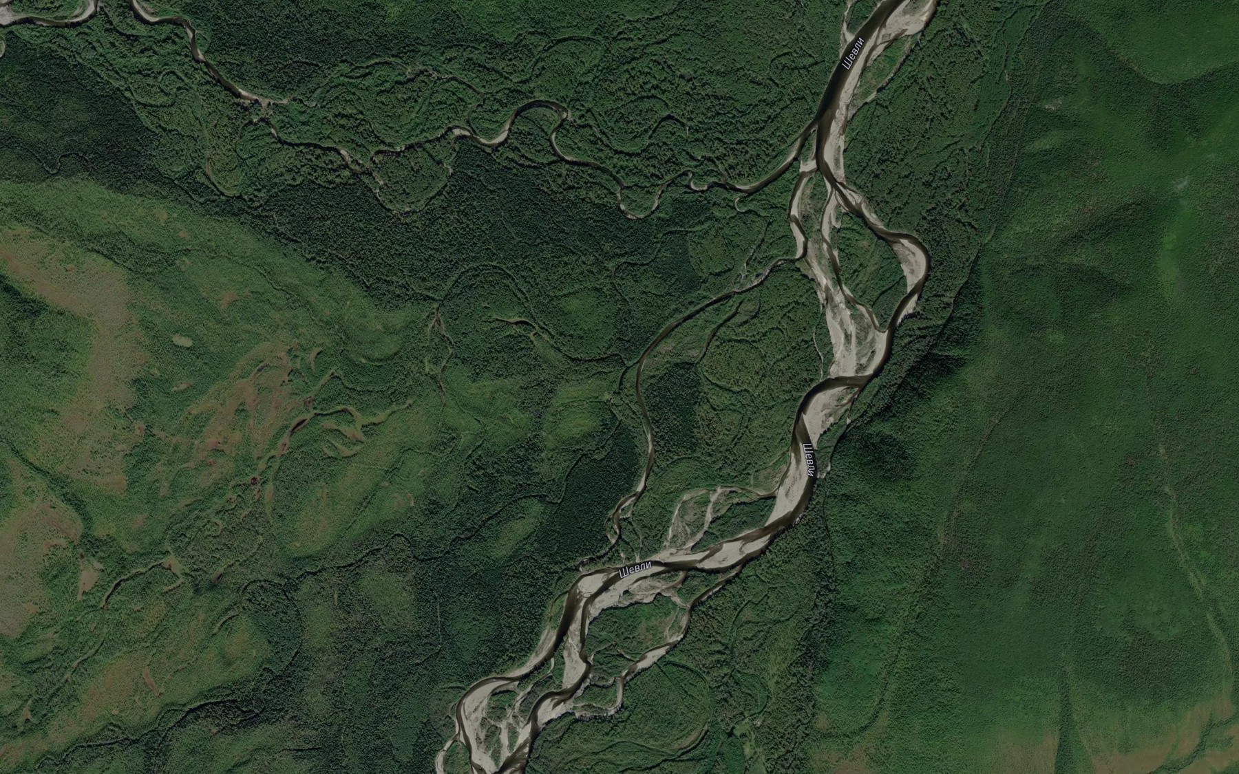 Satellite map of the Ikan