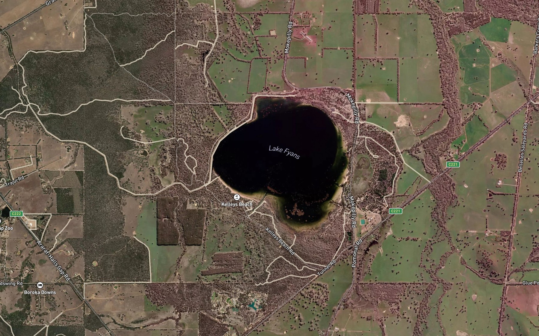 Satellite map of the Spot 3