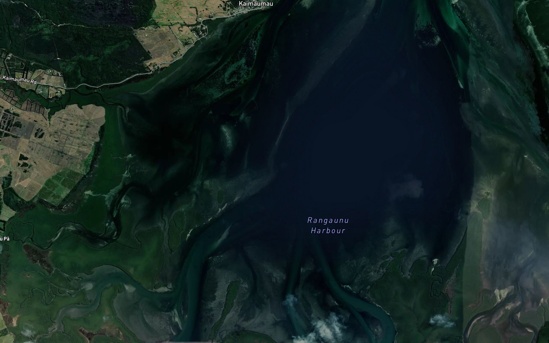 Satellite map of the Rangaunu Harbour