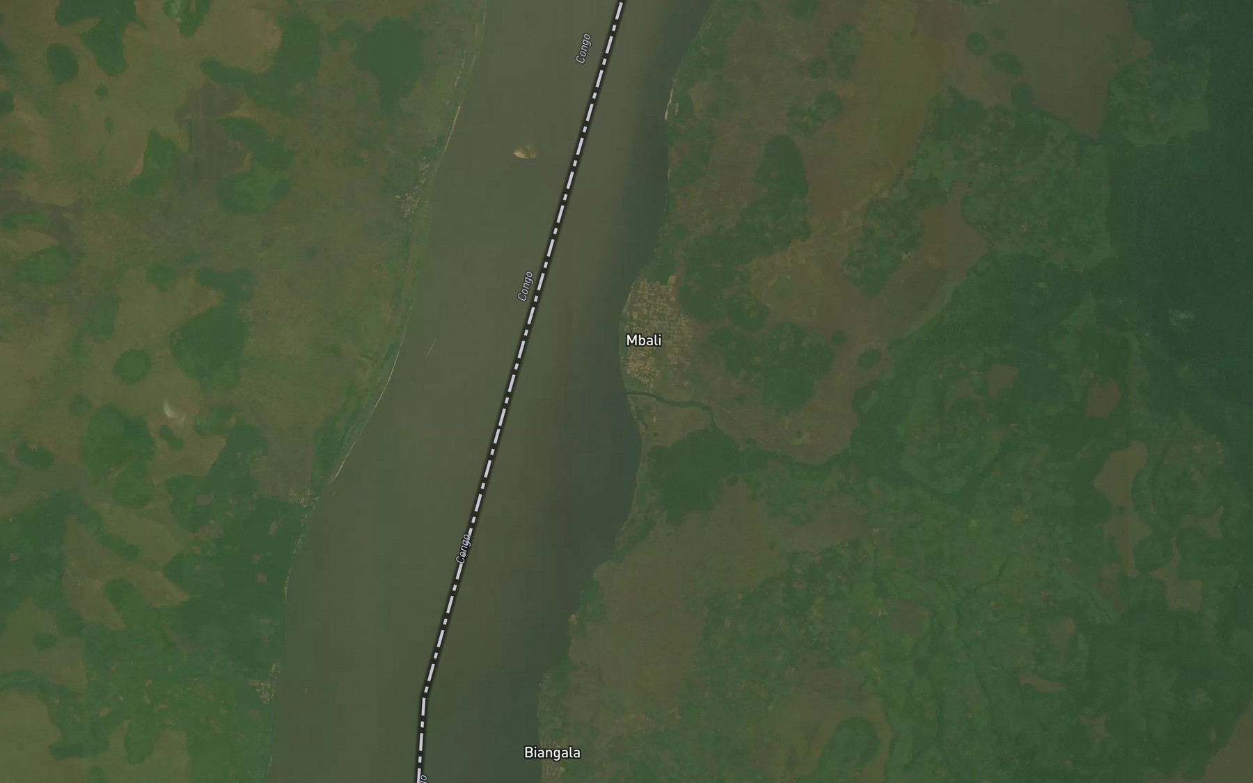 Satellite map of the Mbali