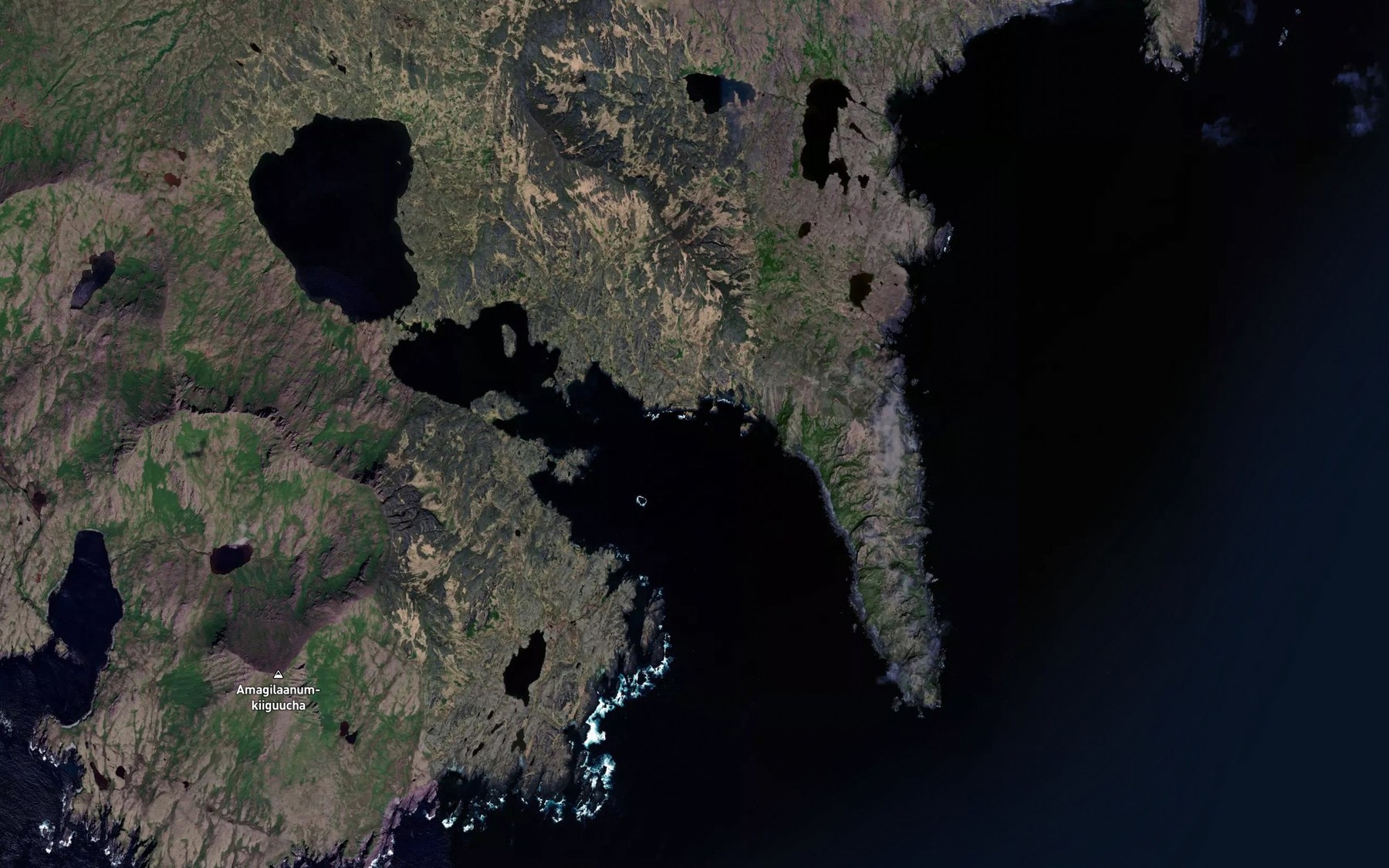 Satellite map of the Quail Bay