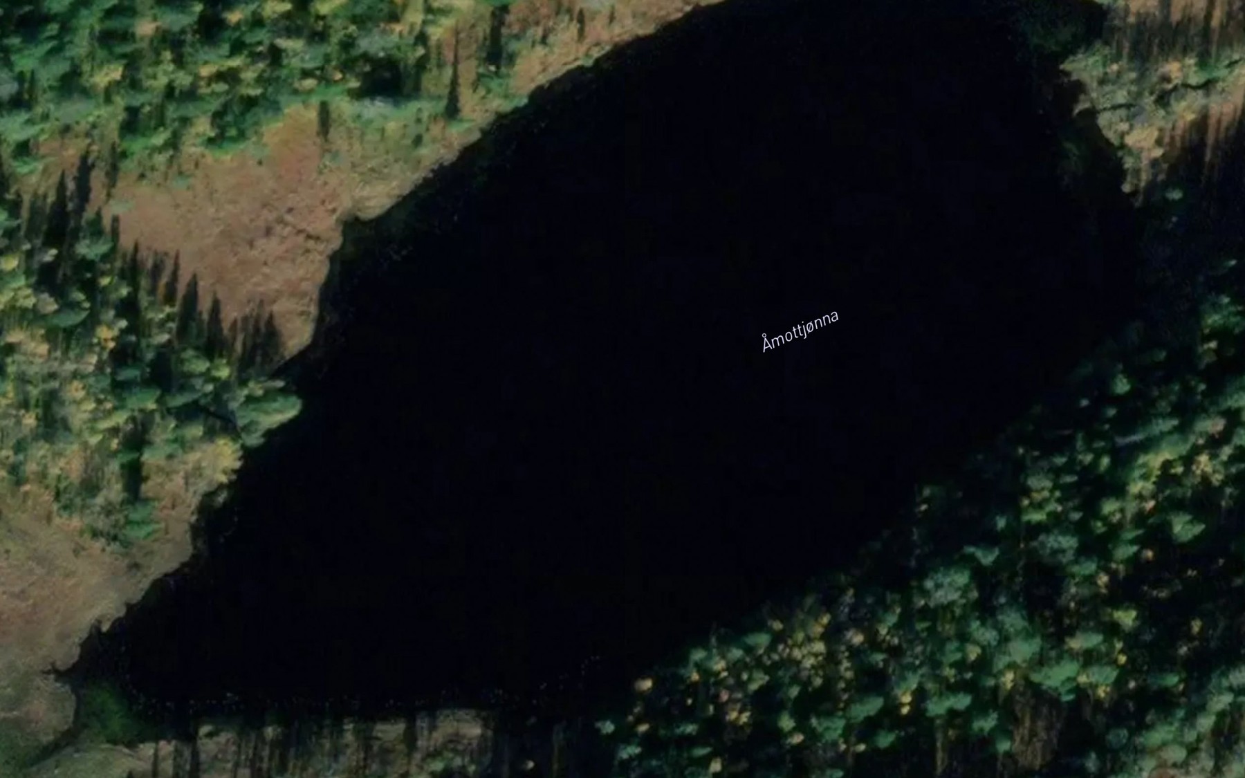 Satellite map of the Amottjorna