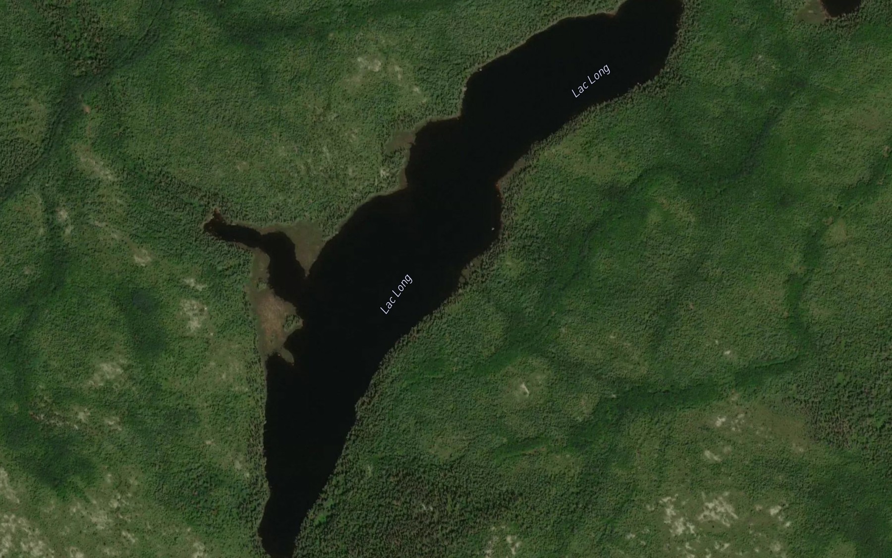 Satellite map of the Lac Long