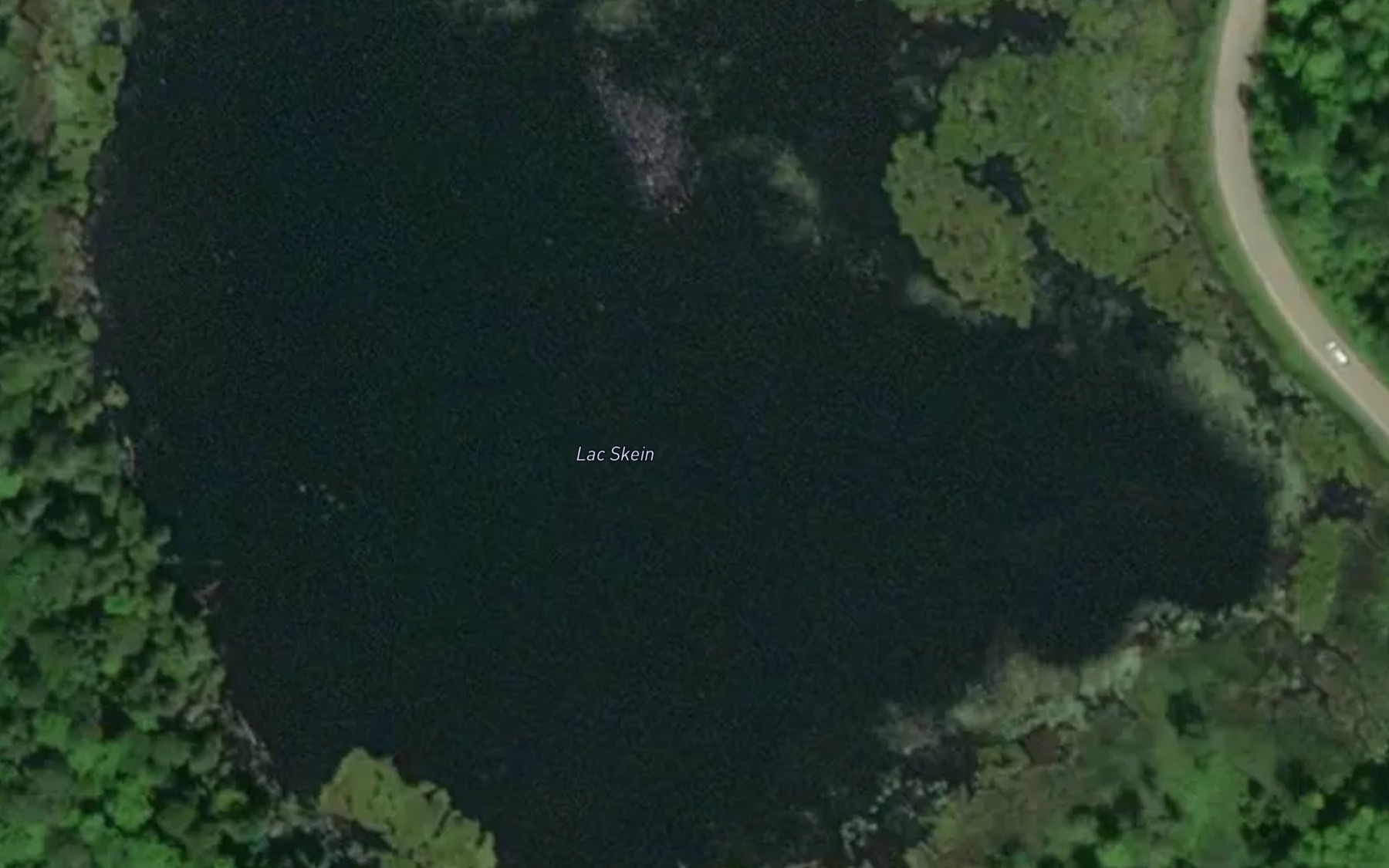 Satellite map of the Lac Skein