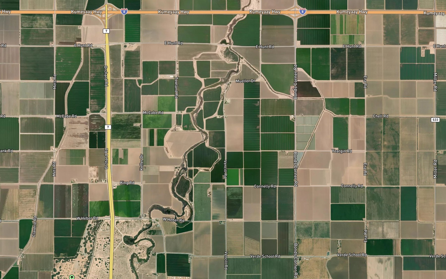 Satellite map of the Hemlock Lateral Four Waste
