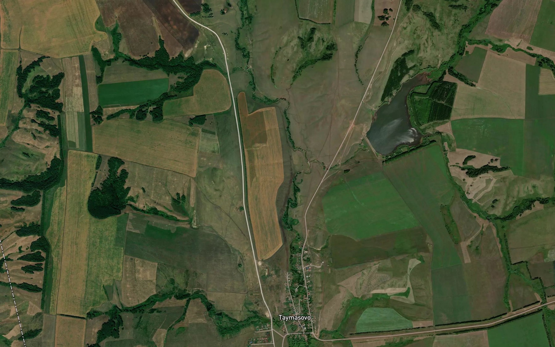 Satellite map of the Uray
