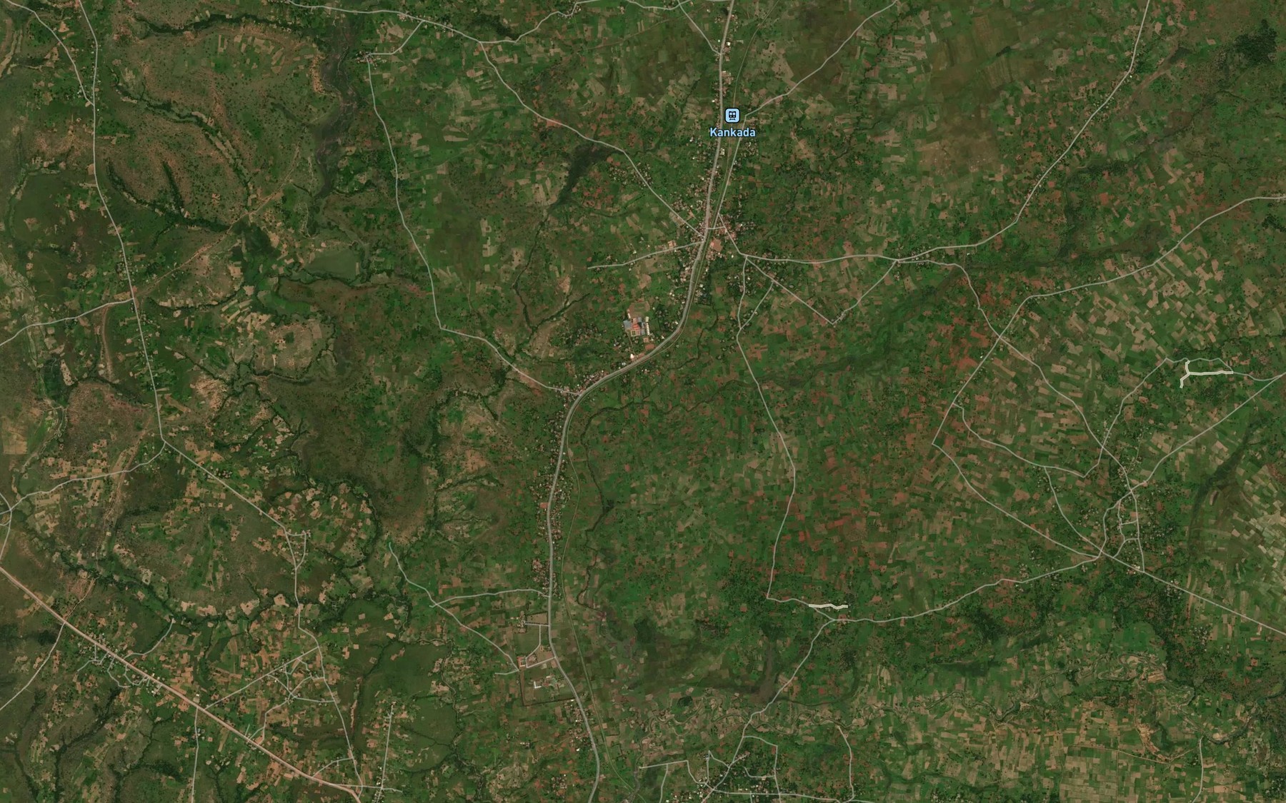 Satellite map of the River Renon