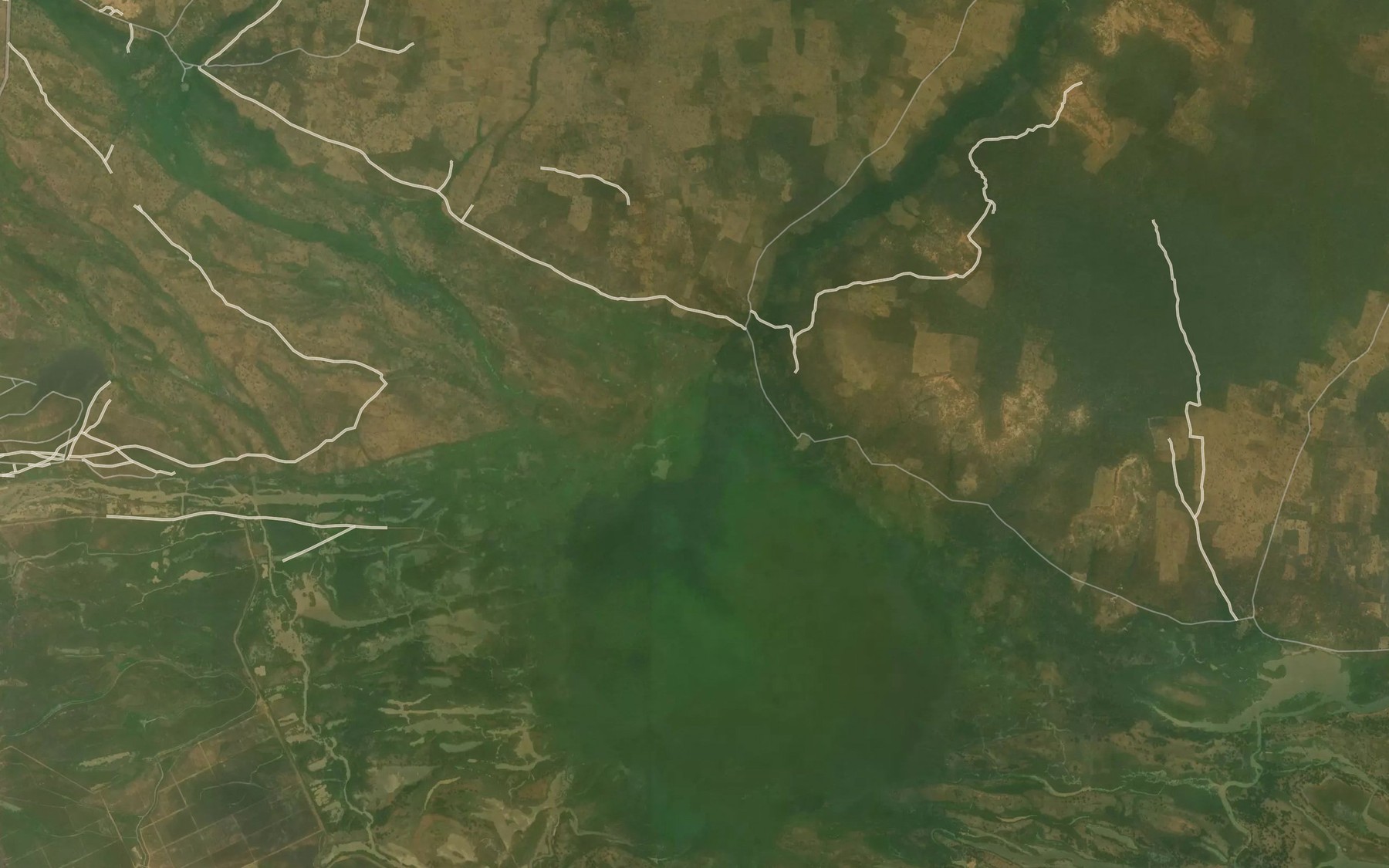 Satellite map of the RiverIkko
