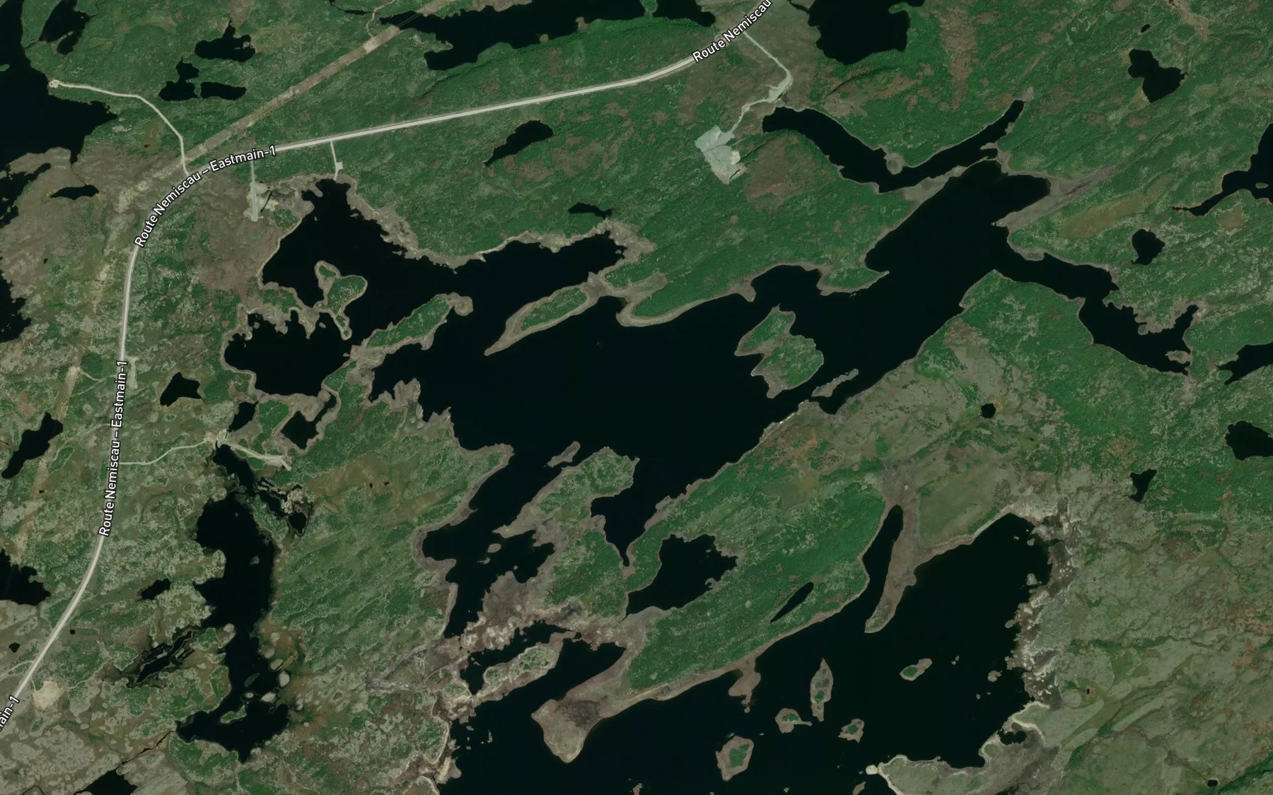 Satellite map of the Lac du Camp Indien
