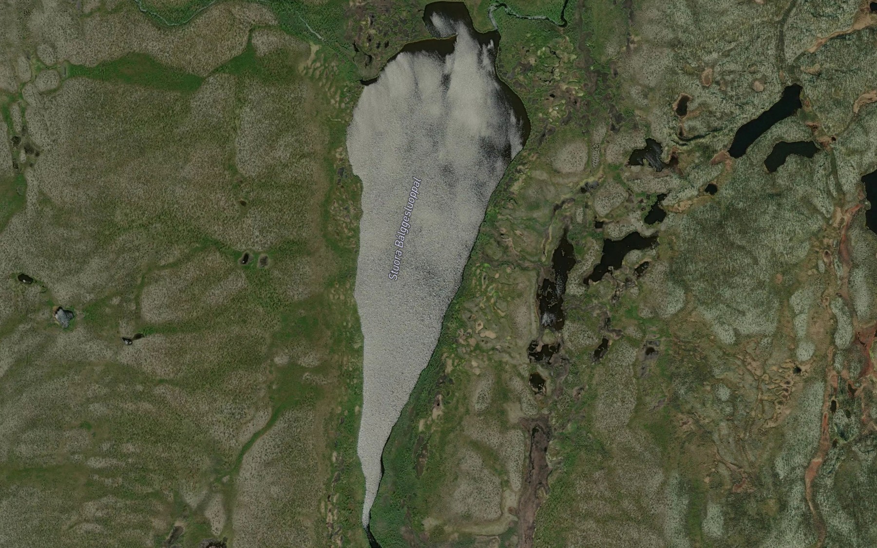 Satellite map of the Stuora Balgesluobbal