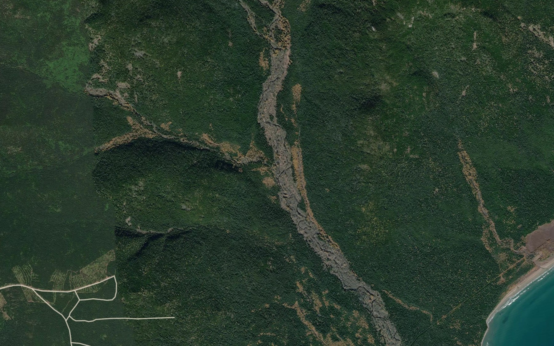 Satellite map of the Tkacheva