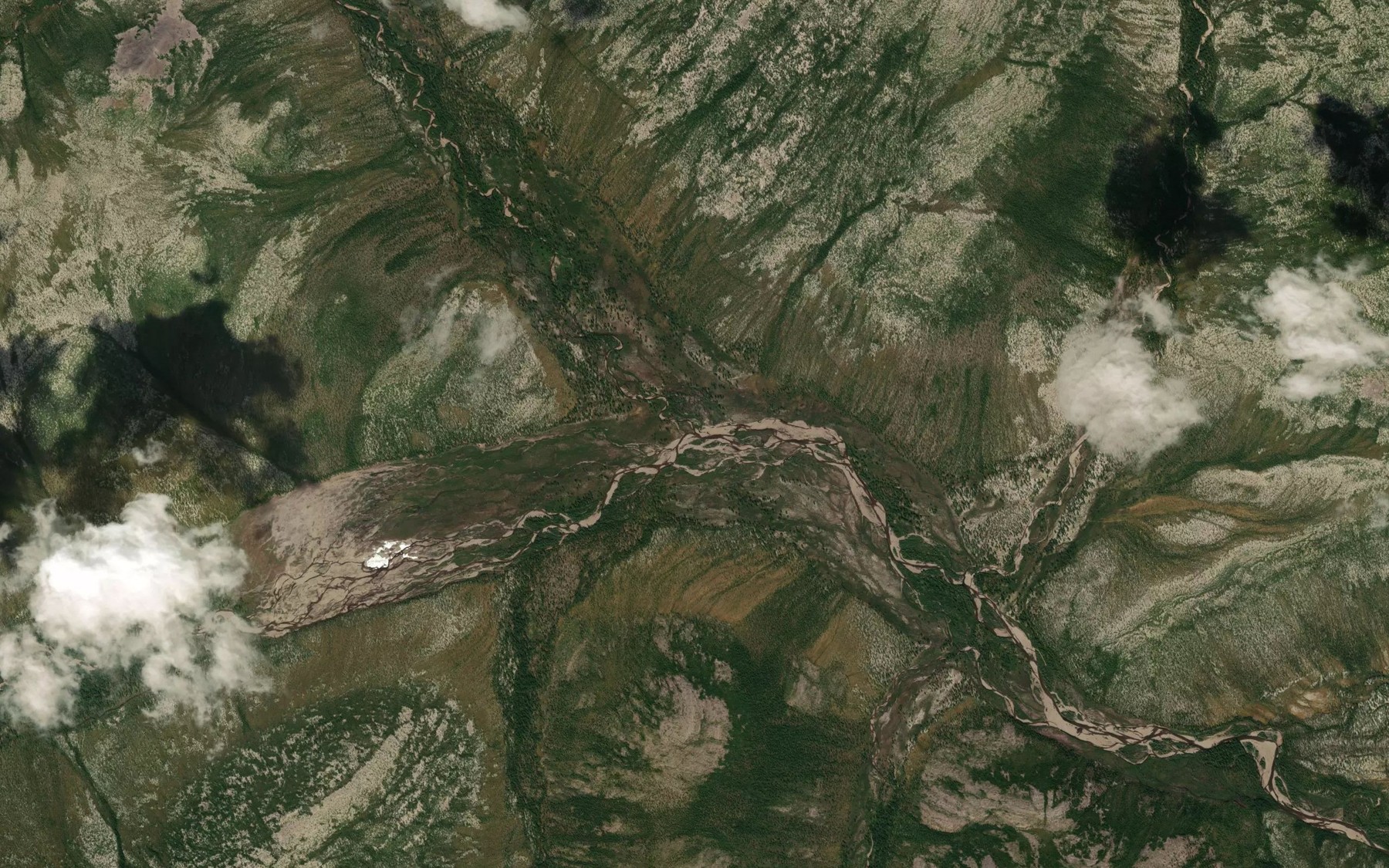 Satellite map of the Kurdat