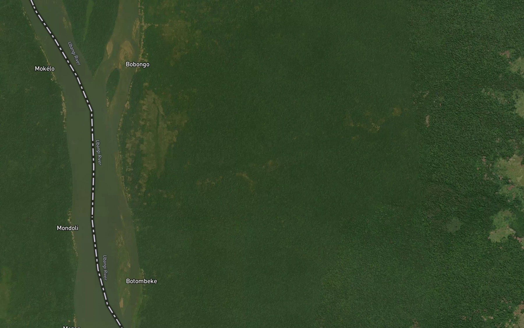 Satellite map of the Lendo