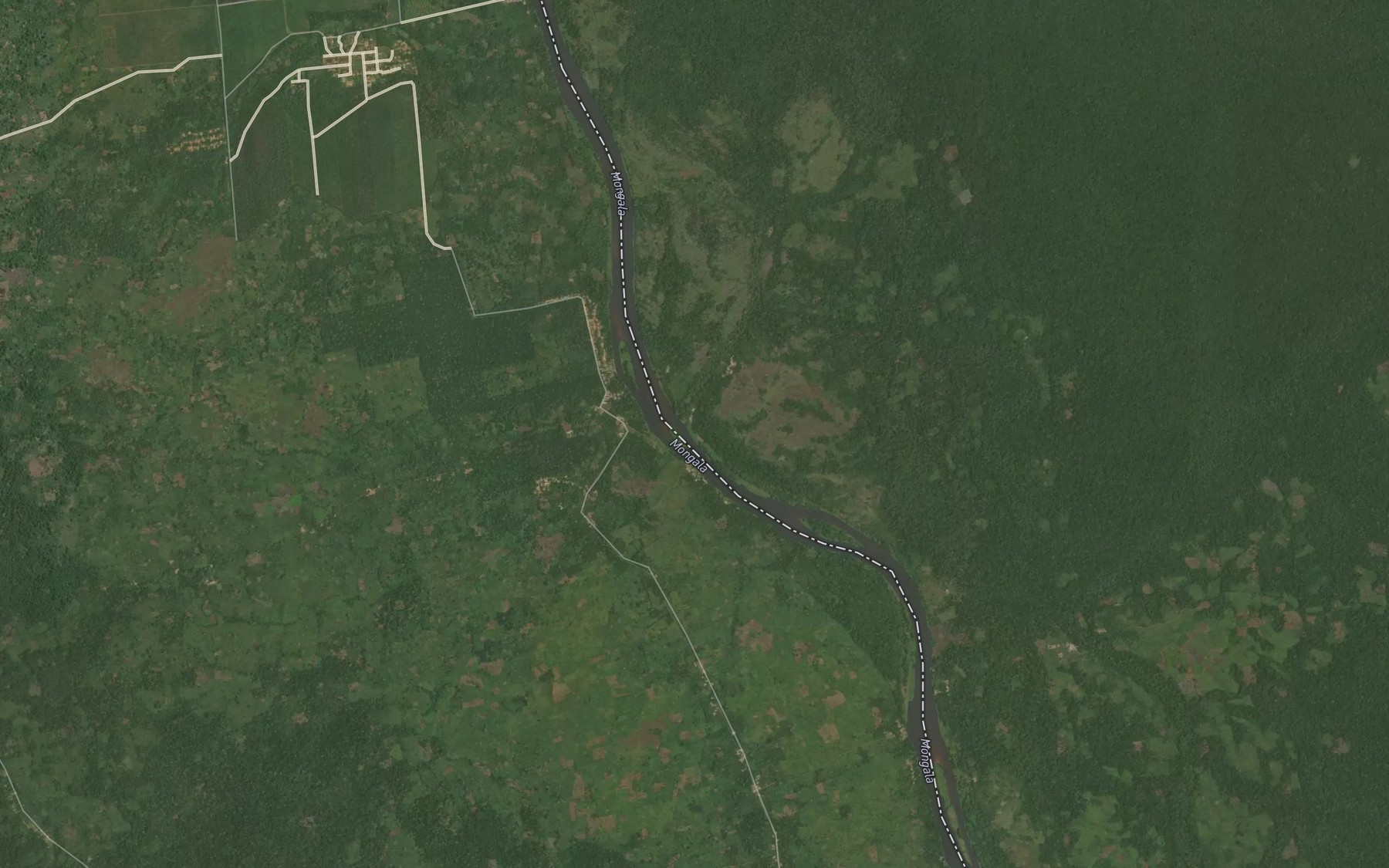 Satellite map of the Onga