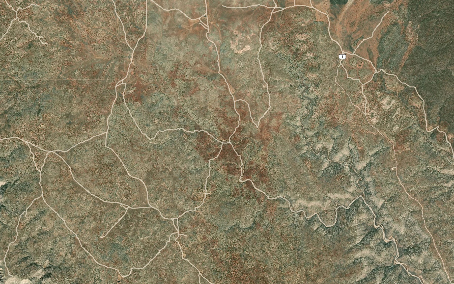 Satellite map of the Little Boulder Pond